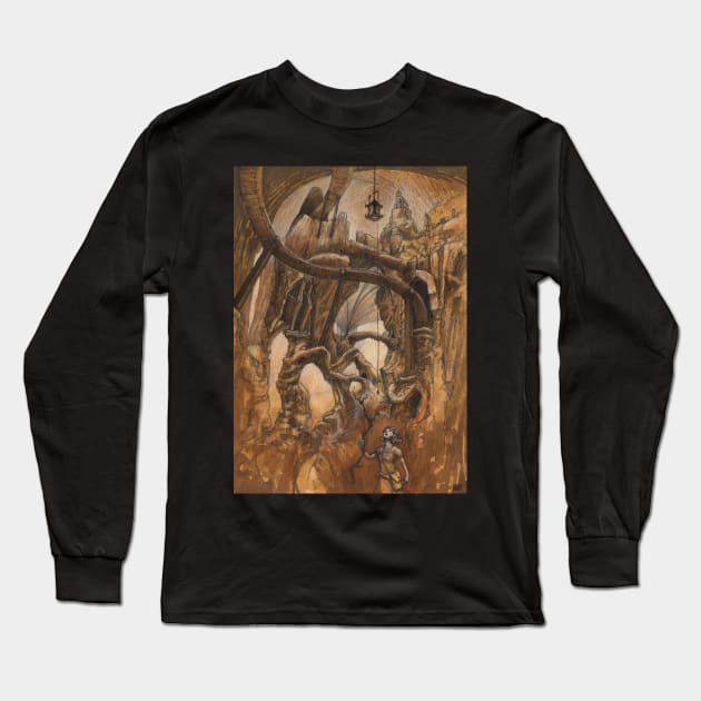 Strunk Cavern Long Sleeve T-Shirt by ethanharrisart